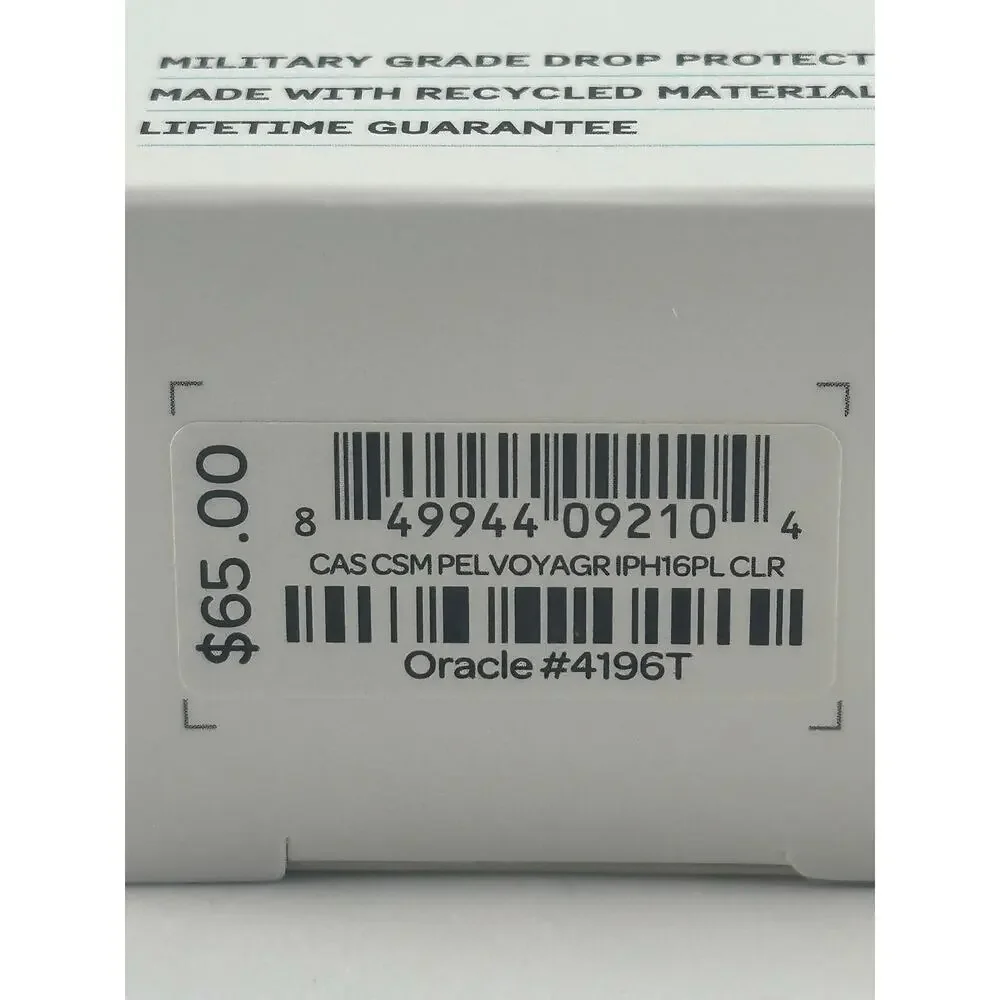 Pelican Voyager Magnetic iPhone 16 Plus Ultra Clear MagSafe Case NWT